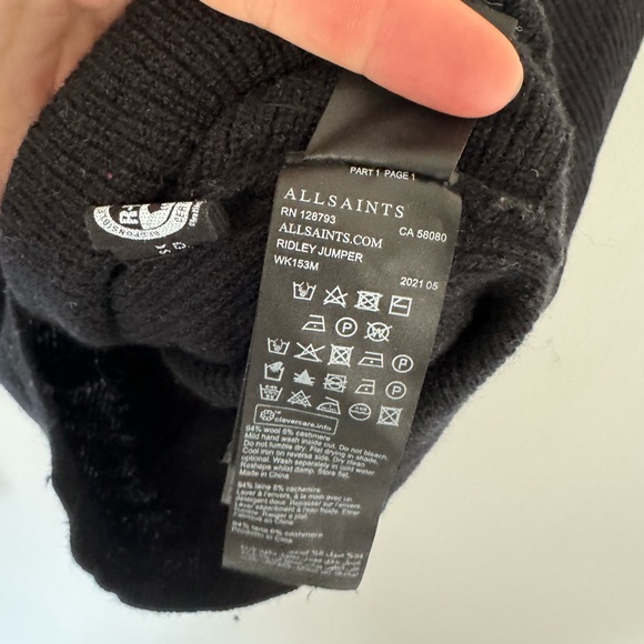 All saints Ridley wool sweater - Picture 4 of 5